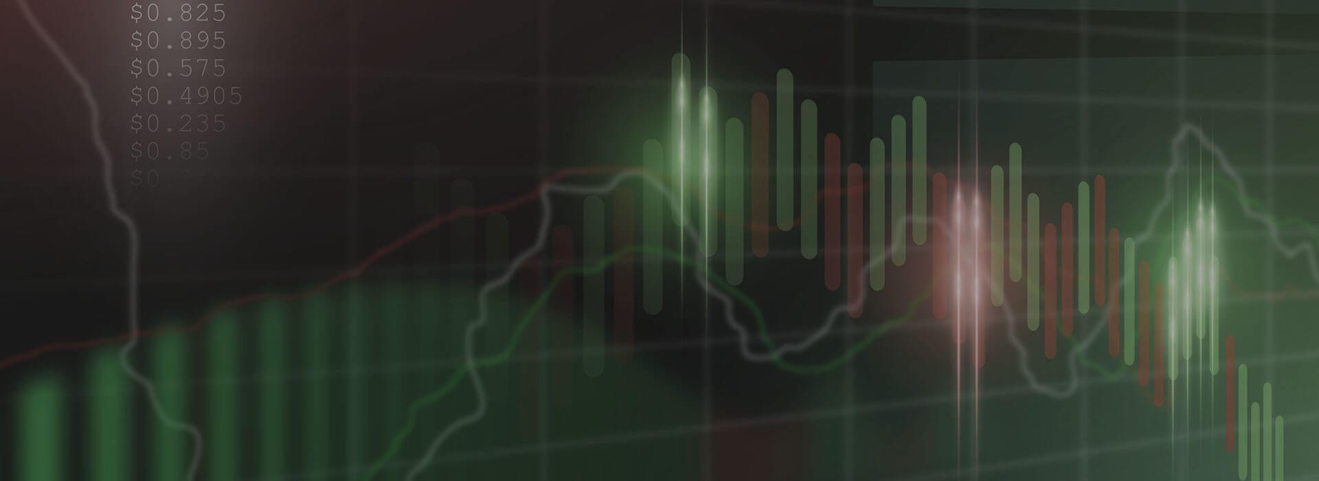 Trading market background